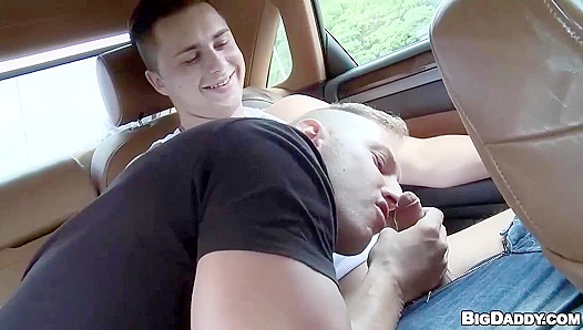 Muscular Jason Fucks Michael Hard in Public