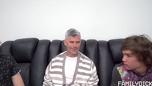 Stepbrother Seduction - Landon & Alex Share The Cute Neighbor in a Hot Threesome