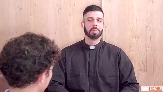 Curly Twink Carter Gets Barebacked by Dad Romeo - YesFather