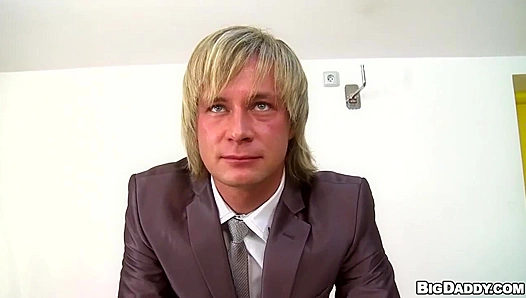 Denis Reed Pounds Long-Haired Euro Stud Martty Raw in Hot Casting Session