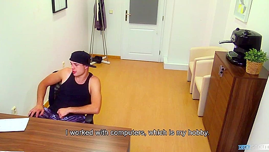 Dirty Amateur Gets Rough Floor Fucking - Cocky blowjob leads to wild sex