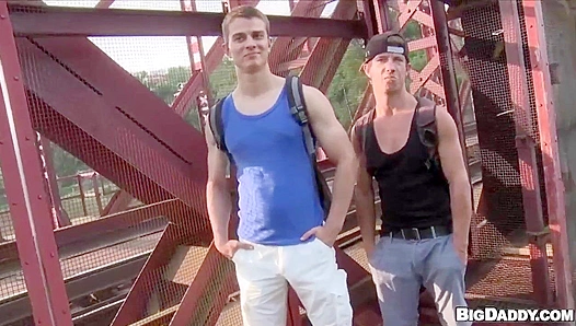 Two Playful Euro Twinks Get Wild with Deep Outdoor Anal - Out In Public
