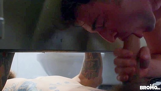 Bareback Bonfire - Bo Sinn & Michael Boston Heat Up the Restroom