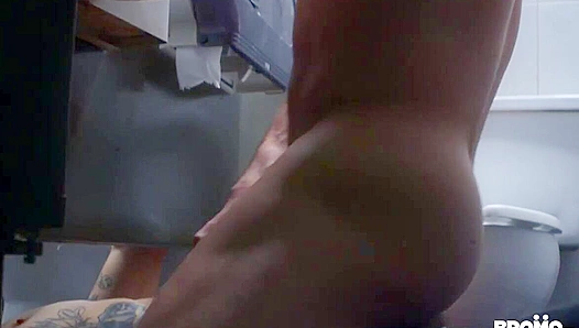 Bareback Bonfire - Bo Sinn & Michael Boston Heat Up the Restroom