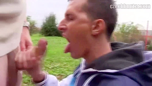 XXX Gay - Amateur Hottie Pounded in the Field