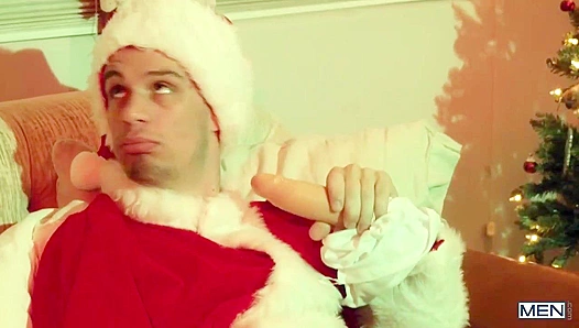 Christmas 3some - Pierce Paris, Michael DelRay, & JJ Knight Drill My Hole