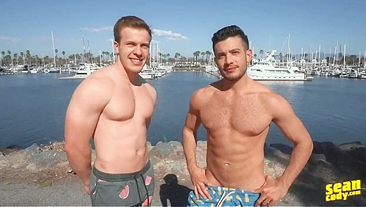 Fit Manny and Clyde Cum Hard During Raw Anal Sex - Sean Cody