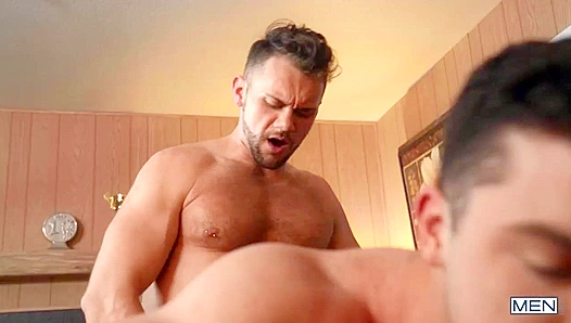 Muscular Hotties Blaze & Collin Fuck On Cam - Drill My Tight Hole