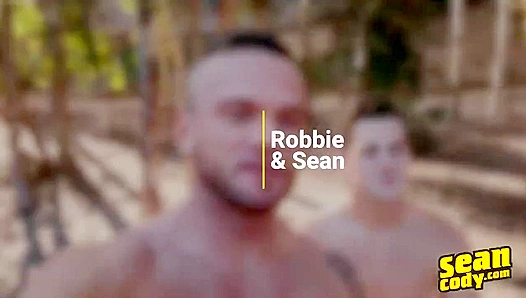 Muscular Hunk Sean Bottoms for Cute Twink Robbie - Sean Cody