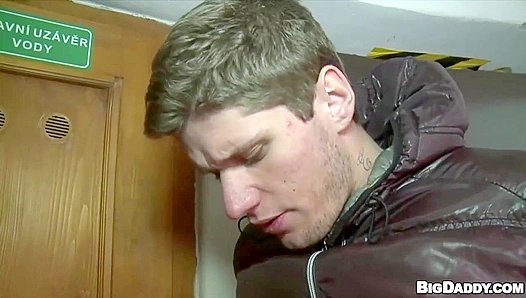 Drago Lembeck Fucks Tony Ross Hard in the Stairwell - Out In Public