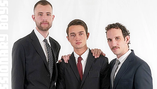 Missionary Boys: Threesome Anal Delight with Elder Anderson, Bishop Davies, and President Manwaring