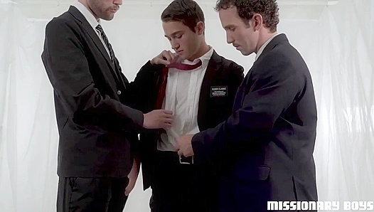 Missionary Boys: Threesome Anal Delight with Elder Anderson, Bishop Davies, and President Manwaring