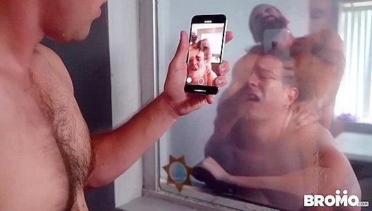 Ricky Larkin and Ryan Kroger Turn Interrogation Room Hot with Rough Anal