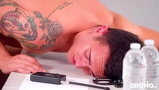 Ricky Larkin and Ryan Kroger Turn Interrogation Room Hot with Rough Anal