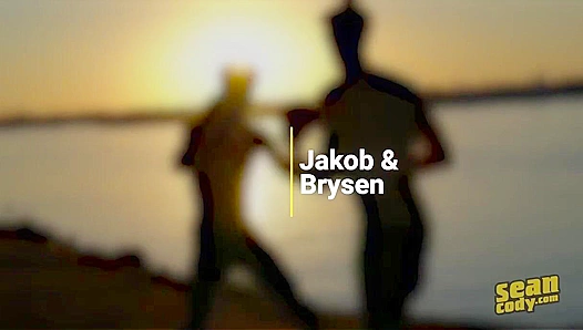 Kicking and fucking - Raw Anal Action with Jakob and Brysen - Sean Cody