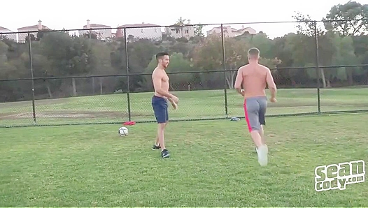 Robert & Manny Score Big After Soccer - Hot Gay Sex - Sean Cody