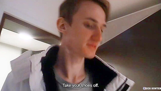 Rainy Day Cock Ride with a Stunning Twink Boy - XXX Gay