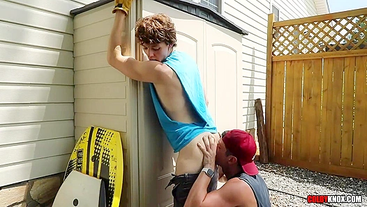 Shapey & Colby's Outdoor Screw - Badass Gay Action!