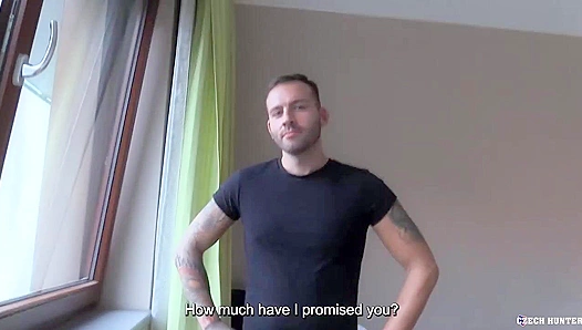 POV - Hairy Booty Czech Hottie Takes Dick Deep - XXX Gay