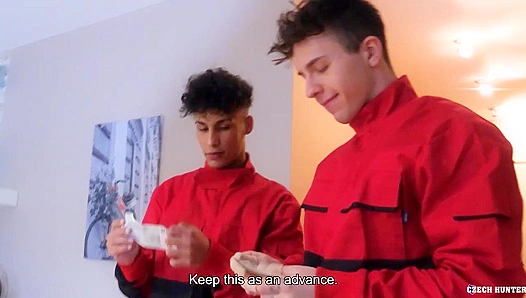 XXX Gay - Hard-Hatted Hotties Hammer Each Other's Asses