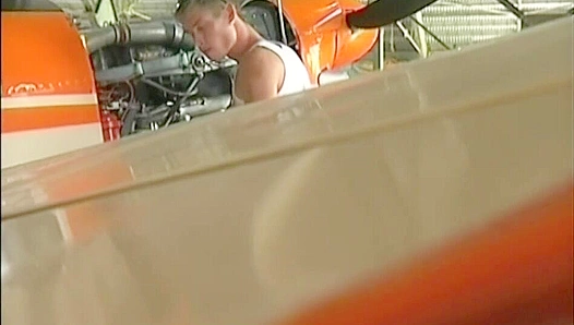 Nick Hansen & Nick Deniels Strip Down for Hot Airfield Fuck - Gay XXX