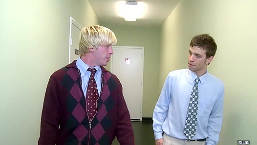 Big Dicks at School - Ryan Sharp Fucks MJ Taylor After Studying