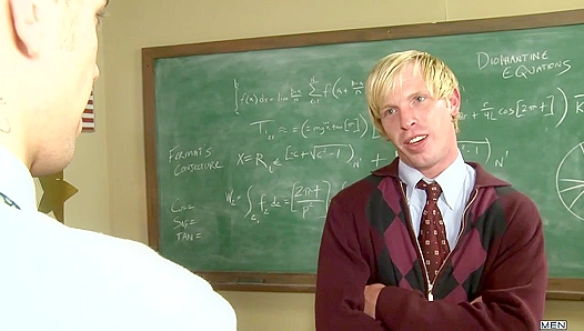 Big Dicks at School - Ryan Sharp Fucks MJ Taylor After Studying