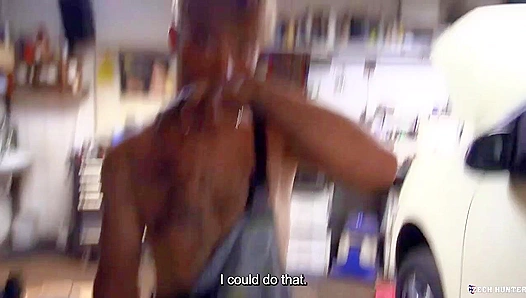 Blonde Mechanic Boy Lifts His Legs for Intense POV Fucking - XXX Gay