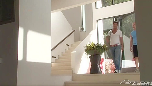 Adam Killian Fucks Ty Colt and Leo Giamani Hard - Falcon Studios