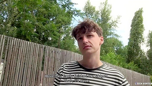 Shy Twink Gets Pounded by Czech Hunter