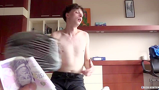 Shy Twink Gets Pounded by Czech Hunter
