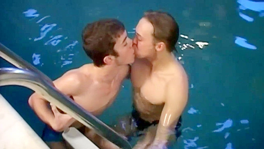 Twink Gets Raw Poolside Anal, Cums All Over His Cock - Gay XXX