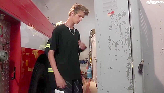 Blazing Desires - Firefighters Marcel & Tom Heat Up the Station - Gay XXX