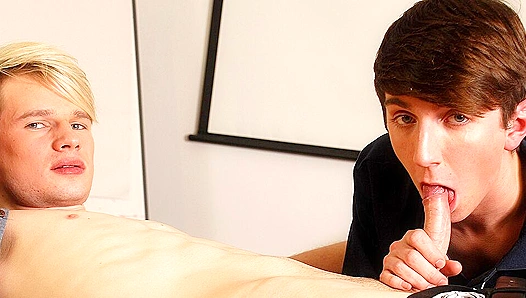 Slutty Kamyk Walker Gets Fucked Hard in the Conference Room - Gay XXX