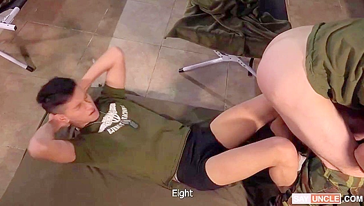 Frank & Mateo - Army Boys Hump Hard -MilitaryDick