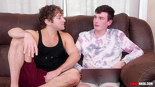 Russian Tutor Myott Hunter Pounds Calvin Banks Senseless