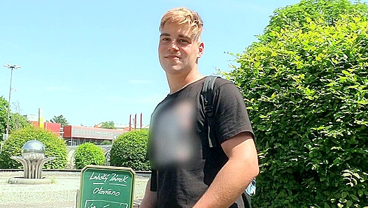 Amateur Cutie Rides Hard Cock in Bushes - XXX Gay