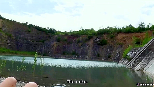 Czech Cutie Gets Fucked By The Water In Hot POV Action - XXX Gay