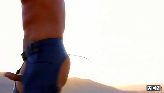 Str8 to Gay - Hot Cowboys Roman & Malik Fuck Under the Desert Sky