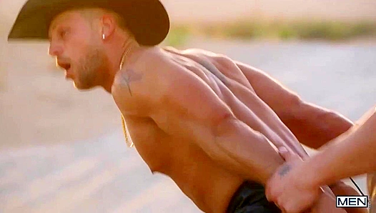 Str8 to Gay - Hot Cowboys Roman & Malik Fuck Under the Desert Sky