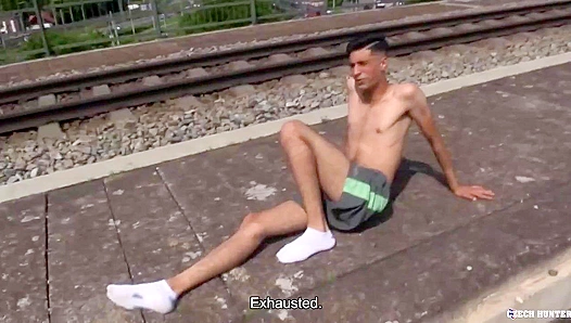Hot Euro Guy Fucked on Train Tracks - XXX Gay