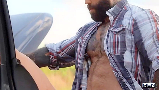 Outdoors with Theo, Markus, & Benjamin - Drilling Holes in Nature