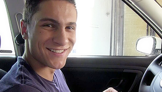 Shy Car Guy Sucks Dick & Takes a Facial - XXX Gay