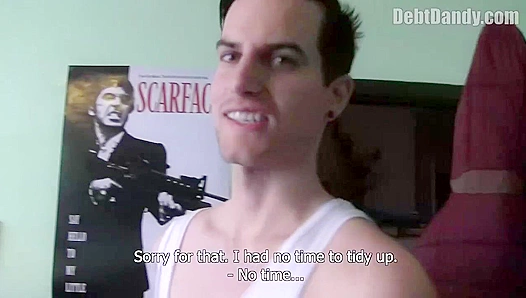 Debt Dandy - Gaunt Dude's Tight Butt Gets Fucked in POV