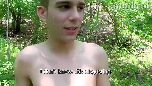 Pretty-Faced Stud Gets Pounded Outdoors - XXX Gay