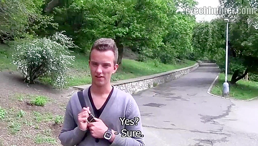 Pretty-Faced Stud Gets Pounded Outdoors - XXX Gay