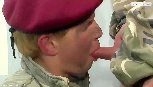 Hot Military Twinks Tony Rek Suck Each Other Silly - Staxus