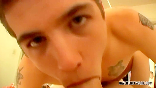 Cain & Wesley Kincaid Spit Roast Twinks ~ Hot Facials Galore