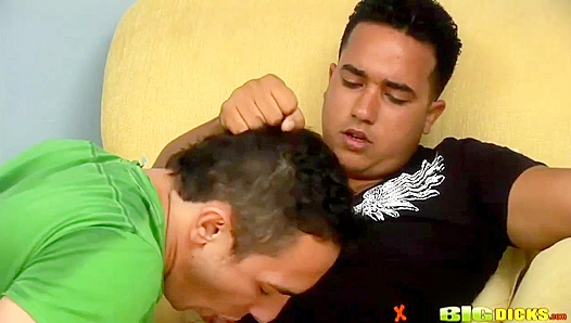 Daniel Leon Sucks Massive Dick in Mind-Blowing Blowjob Session