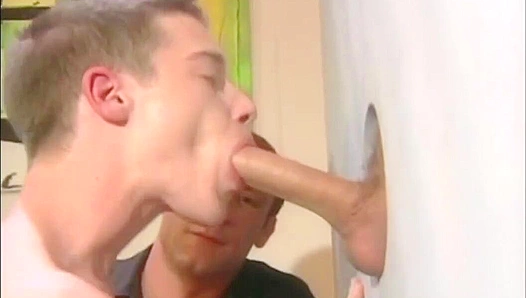 Duncan Princo, Trevor Knight, and Jason Crew ~ Gloryhole Frenzy - Falcon Studios